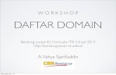 Workshop Daftar Domain