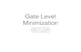 Gate level minimization (1st update)