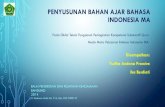 Penyusunan bahan ajar bahasa Indonesia MA