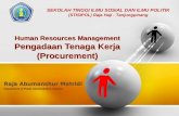 Labour Procurement of HRM (Pengadaan Tenaga Kerja)