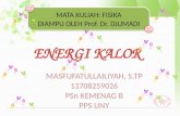 ENERGI KALOR BY MASFUFATULLAILIYAH