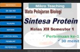 mikro teaching, sintesa protein, supeksa