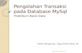 Pengolahan transaksi pada  MySQL