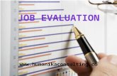 Job evaluation