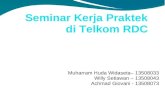 Seminar Kerja Praktek di Telkom RDC