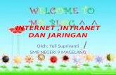Internet ,intranet dan jaringan