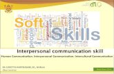 Komunikasi antar pribadi   Human Communication, Interpersonal : Communication, Intercultural Communication