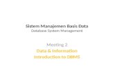 Sistem Manajemen Basis Data   2