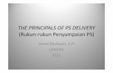 PS - the principals of PS delivery