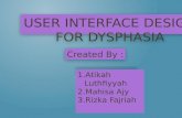 Design for dysphasia II