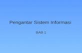 Sistem Informasi Manajemen BAB 1