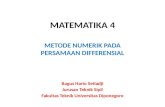 Metode numerik pada persamaan diferensial (new)