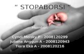 Say no to aborsi