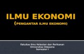 materi kuliah Pengantar ilmu ekonomi