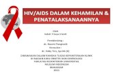 HIV DALAM KEHAMILAN & PENATALAKSANAANNYA (WHO 2013)