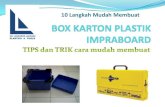 Box karton plastik impraboard