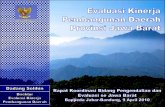 Evaluasi Kinerja Pembangunan Daerah Provinsi Jawa Barat