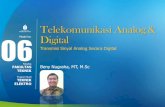 Telekomunikasi Analog & Digital - Slide week 6 - transmisi sinyal analog secara digital