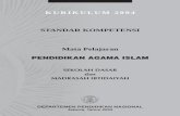 Kbk sd a. pendidikan agama islam