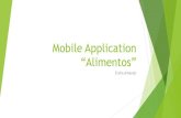 Mobile application "Alimentos"