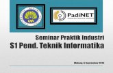 Seminar Praktik Industri di PT PadiNet Malang