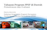 Tahapan Program PPSP, Tahap Pemantauan dan Evaluasi