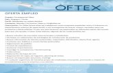 Oferta trabajo exportación para Rusia y Singapur. Oftex
