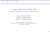 LI-T5b: Algoritmos para SAT. Aplicaciones
