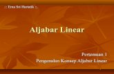 Aljabar linear-1