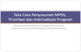 Tata Cara Penyusunan MPSS, Prioritasi dan Internalisasi Program Pembangunan Sanitasi Permukiman