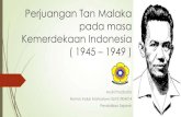 Perjuangan tan malaka pada masa kemerdekaan indonesia ap