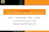 Bch codes final slide