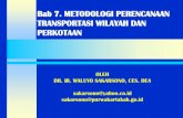 Bab 7 metodologi perencanaan transportasi by Waluyo Sakarsono, PhD, DEA