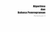 Materi 3 - Algoritma & Pemrogaman