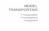 Model transportasi (0 0)gasal1213 PERMODELAN