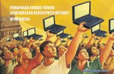 Pemaparan Kondisi Terkini Kemerdekaan Berekspresi Berinternet di Indonesia