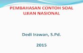 PEMBAHASAN CONTOH SOAL UJIAN NASIONAL (UN) BAHASA INDONESIA SMK 2015