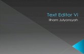 Text editor vi pada linux