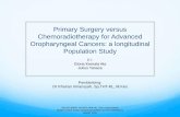 Primary Surgery vs Chemoradiotherapy for Oropahryngeal Cancer
