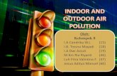 Indoor and outdoor air polution