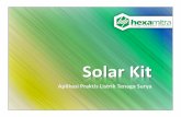 Presentasi Solar Kit (Aplikasi Sederhana Listrik Tenaga Surya)