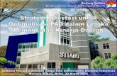 Strategi Investasi untuk Optimalisasi PAD dalam rangka Peningkatan Kinerja Daerah