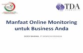 Manfaat online monitoring untuk business anda