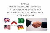 Materi ips bab 15 lembaga  internasional kelas 9
