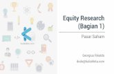 Pasar Saham - Equity Research (bagian 1)