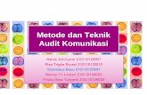 Metode dan teknik audit komunikasi ppt