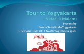 Tour to yogyakarta