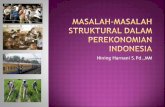 Masalah masalah struktural dalam perekonomian indonesia 4