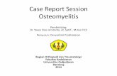 Osteomyelitis Case Report Session
