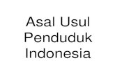 Asal usul penduduk indonesia